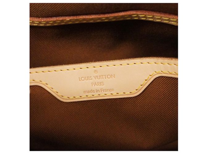 Borsa Tote Louis Vuitton Monogram Palermo GM Marrone - vista 5