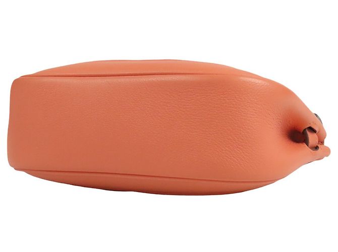 Borsa a tracolla Hermès Orange Mini Swift Berline Arancione Pesca - vista 3