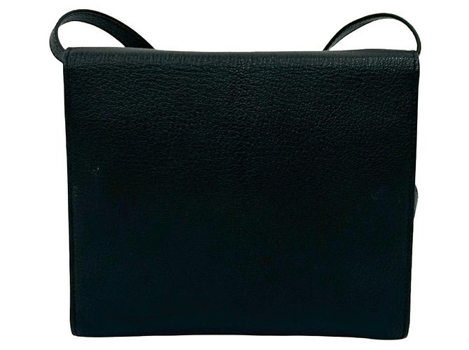 Borsa a Spalla/Pochette Hermès Click 16 in Pelle di Capra Nero - vista 3