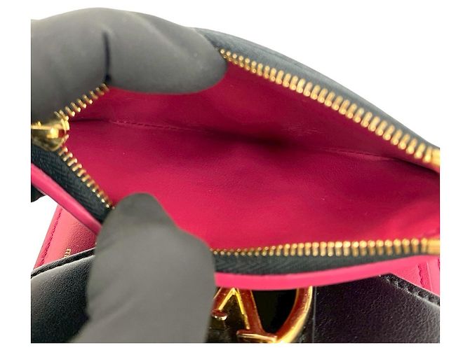 Billetera Compacta Pont Neuf Louis Vuitton Negro Rosa - vista 10