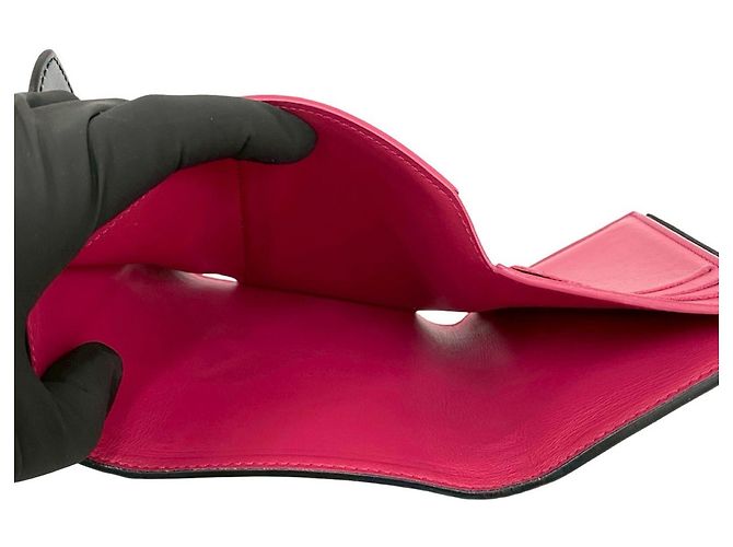 Billetera Compacta Pont Neuf Louis Vuitton Negro Rosa - vista 8