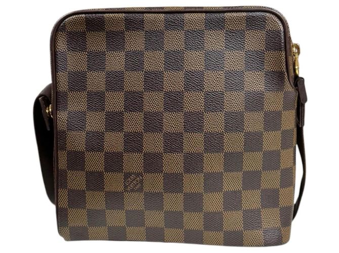 Borsa a Spalla Damier Olaf PM Louis Vuitton Marrone - vista 3