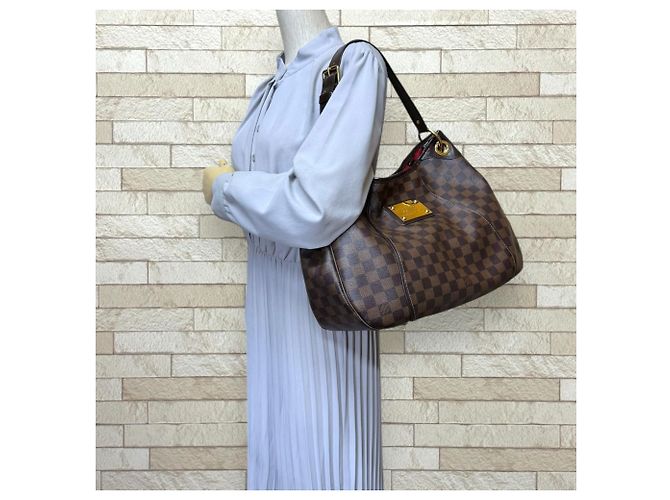 Borsa a Spalla Galliera PM Damier Louis Vuitton Marrone - vista 2