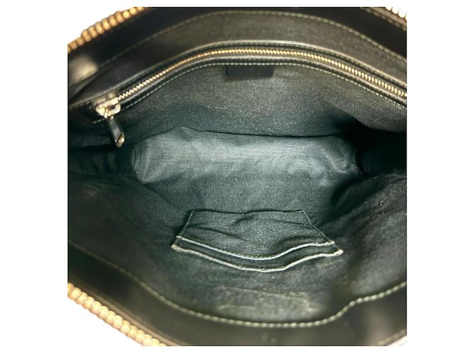 Borsa a Spalla Gucci GG Supreme Nero - vista 8