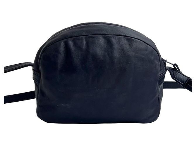 Borsa a spalla mini in pelle nappa Anagram Loewe Porpora - vista 3