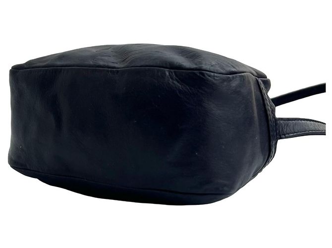 Borsa a spalla mini in pelle nappa Anagram Loewe Porpora - vista 8