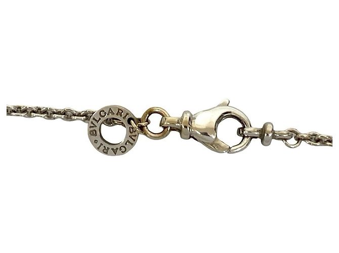 Bulgari Pendente a catena Bvlgari B.zero1 in oro bianco 18K Argento - vista 4