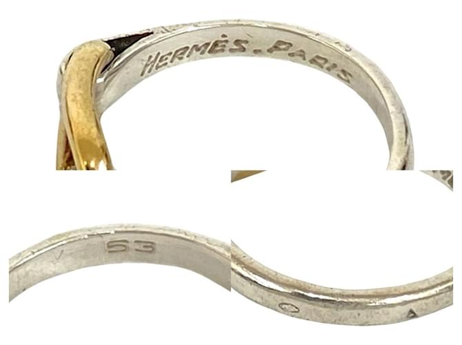 Hermès HERMES Chaine d'Ancre Ring Silber Golden - Ansicht 2