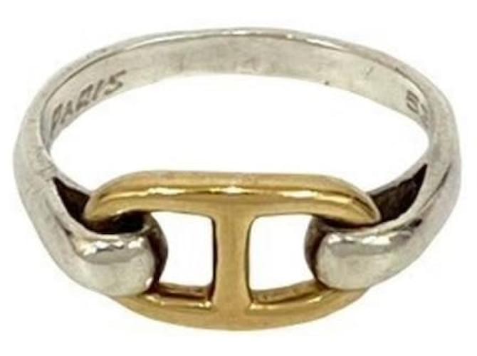 Hermès HERMES Chaine d'Ancre Ring Silber Golden - Ansicht 3
