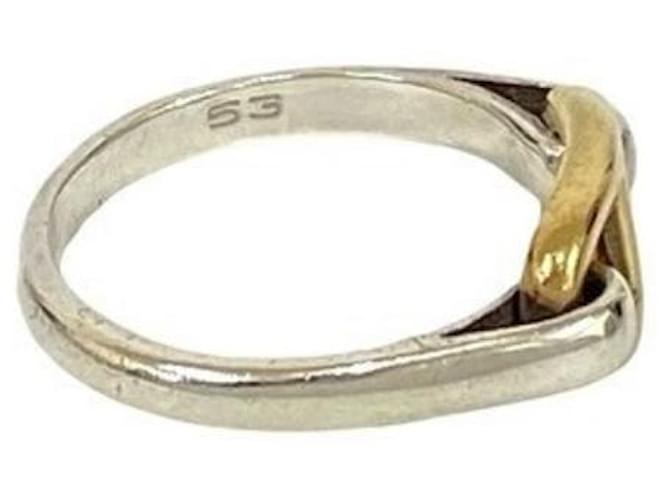 Hermès HERMES Chaine d'Ancre Ring Silber Golden - Ansicht 4