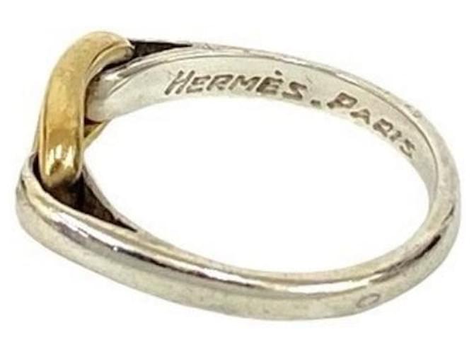 Hermès HERMES Chaine d'Ancre Ring Silber Golden - Ansicht 5