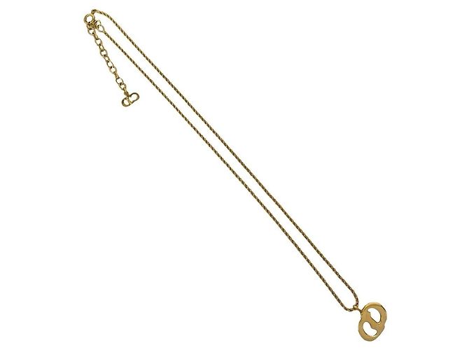 Collana Choker Pendente Placcato Oro Christian Dior D'oro - vista 4