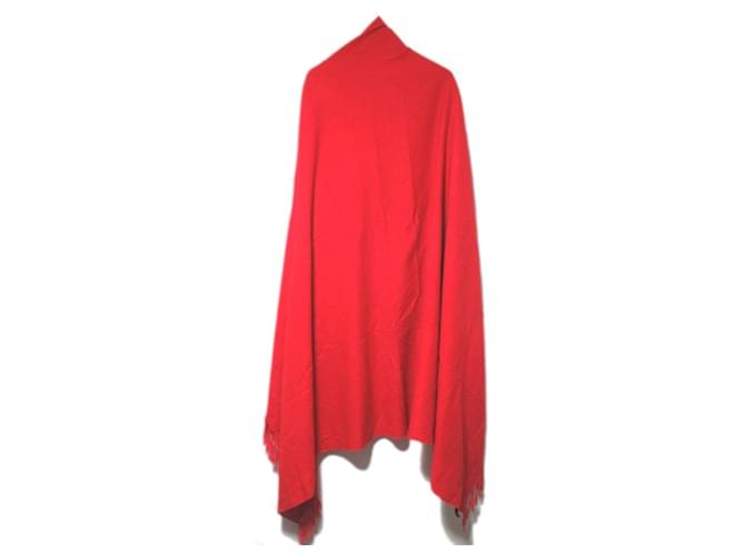 Sciarpa in cashmere rossa Hermès Rosso - vista 3