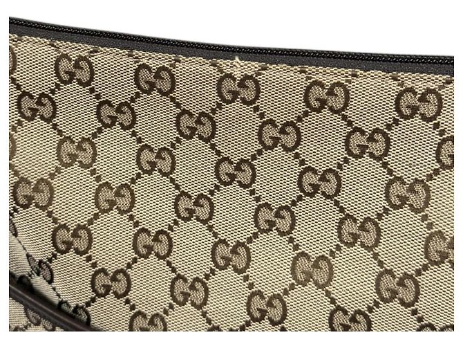 Borsa a Spalla Gucci in Tela GG Marrone - vista 12