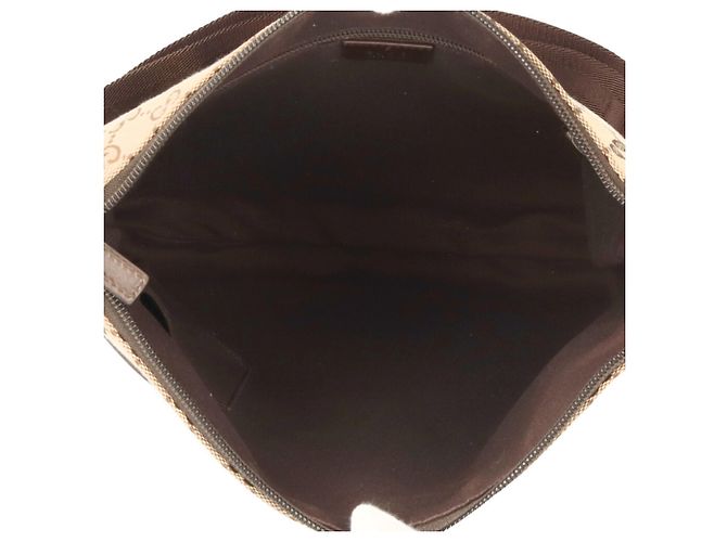 Borsa a Spalla Gucci in Tela GG Marrone - vista 6