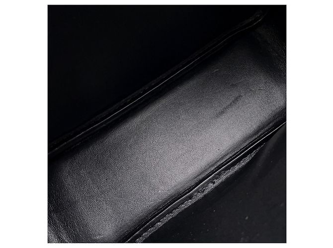Borsa Hermès Plume Mini in Epsom nera Nero - vista 10