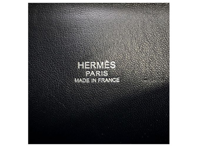 Borsa Hermès Plume Mini in Epsom nera Nero - vista 14