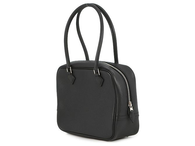 Borsa Hermès Plume Mini in Epsom nera Nero - vista 2