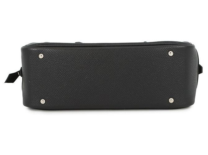Borsa Hermès Plume Mini in Epsom nera Nero - vista 3