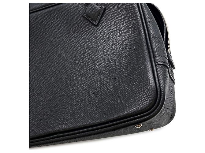 Borsa Hermès Plume Mini in Epsom nera Nero - vista 9