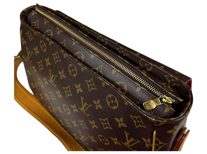 Borsa a Spalla Monogram Viva Cite GM di Louis Vuitton Marrone - vista 16