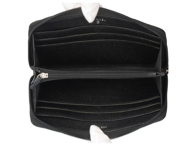 Cartera larga Coco Button de Chanel Negro - vista 5