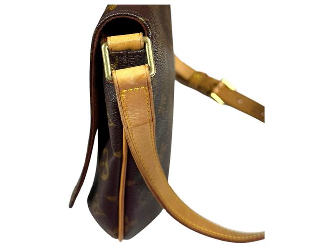 Borsa a Spalla Musette Tango Corto Monogramma Louis Vuitton Marrom - vista 10