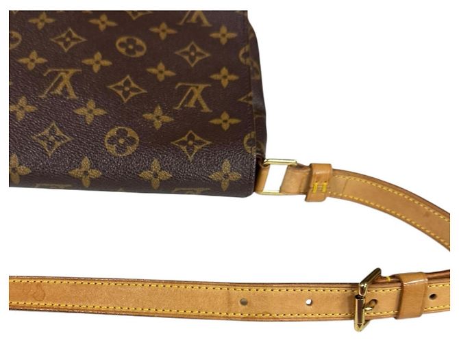Borsa a Spalla Musette Tango Corto Monogramma Louis Vuitton Marrom - vista 12