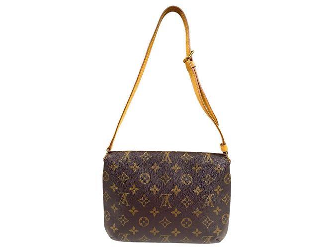 Borsa a Spalla Musette Tango Corto Monogramma Louis Vuitton Marrom - vista 3