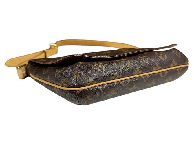 Borsa a Spalla Musette Tango Corto Monogramma Louis Vuitton Marrom - vista 6