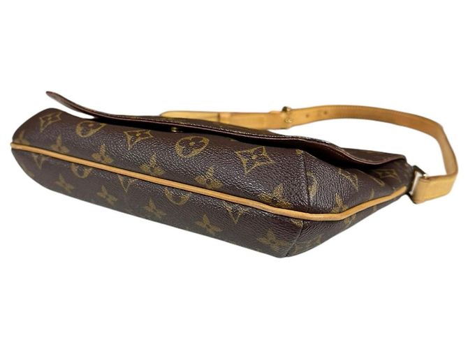 Borsa a Spalla Musette Tango Corto Monogramma Louis Vuitton Marrom - vista 7