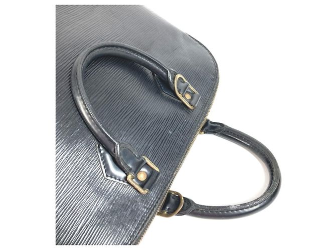 Louis Vuitton Epi Alma PM Tote Bag Schwarz - Ansicht 10