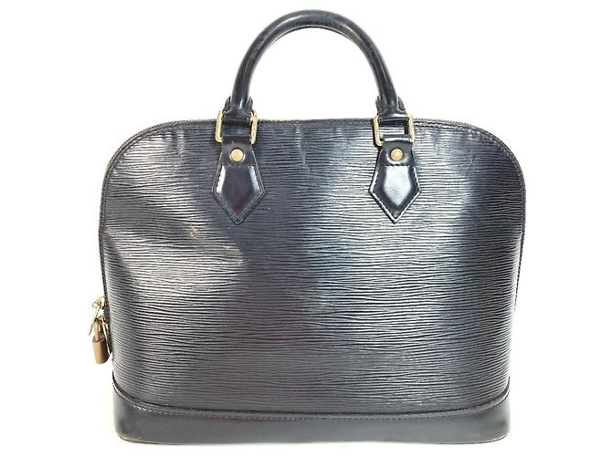 Louis Vuitton Epi Alma PM Tote Bag Schwarz - Ansicht 2