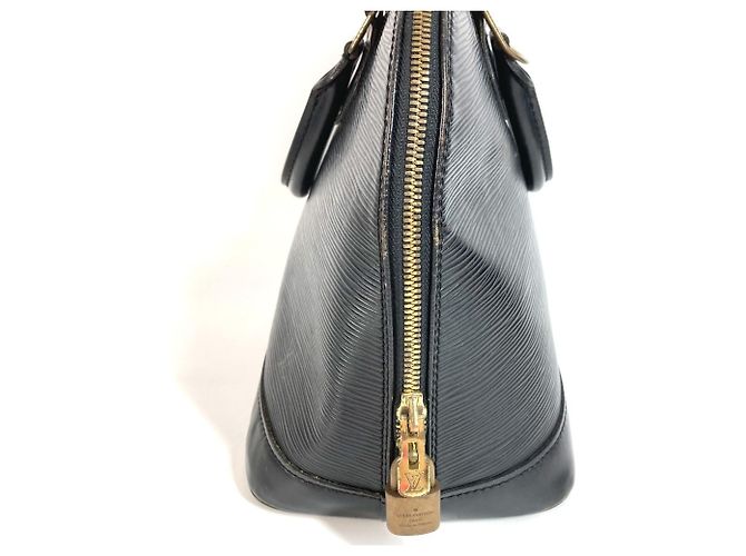 Louis Vuitton Epi Alma PM Tote Bag Schwarz - Ansicht 4