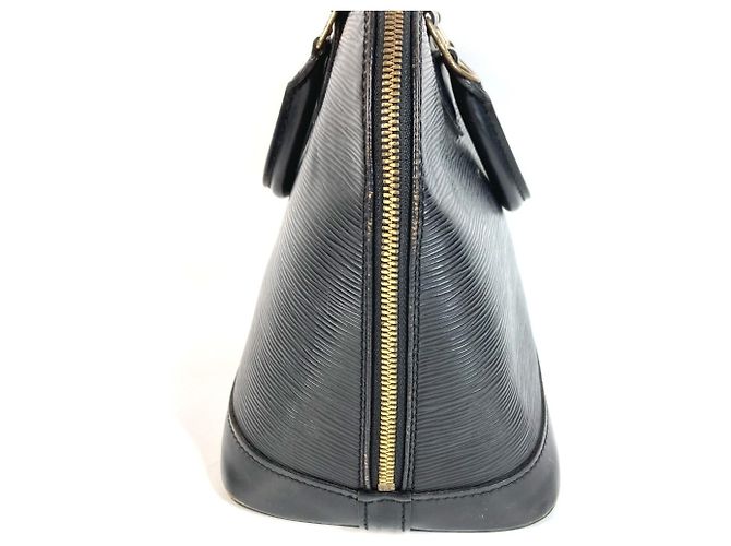 Louis Vuitton Epi Alma PM Tote Bag Schwarz - Ansicht 6