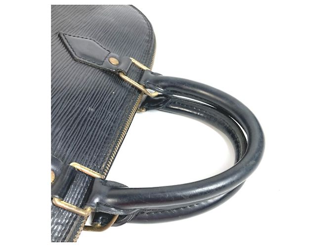 Louis Vuitton Epi Alma PM Tote Bag Schwarz - Ansicht 9