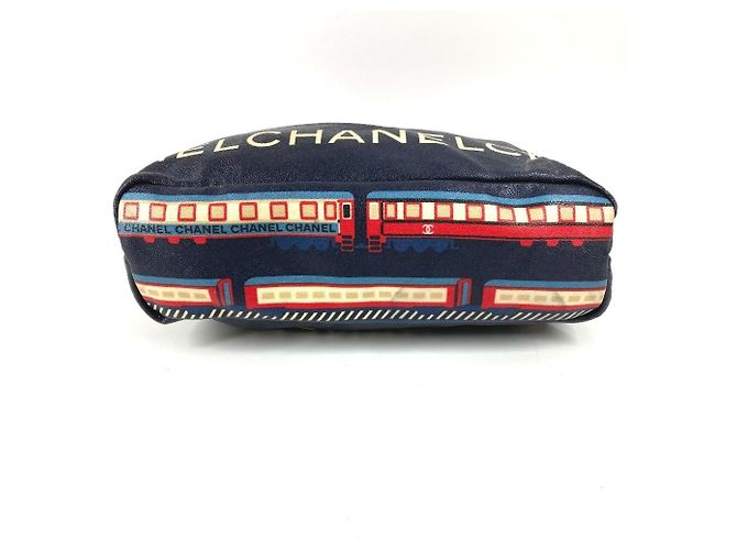 Rote Leder Schultertasche Chanel Central Station - Ansicht 5