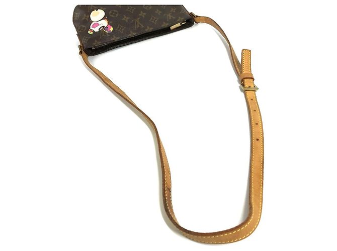 Borsa Mini Trotter Panda Monogram Louis Vuitton Marrone - vista 10