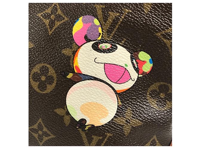 Borsa Mini Trotter Panda Monogram Louis Vuitton Marrone - vista 8
