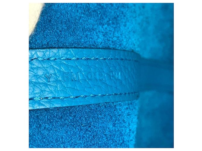 Hermès HERMES Borsa Tote Picotin Lock PM Blu - vista 12