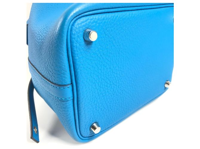 Hermès HERMES Borsa Tote Picotin Lock PM Blu - vista 6