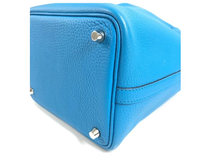 Hermès HERMES Borsa Tote Picotin Lock PM Blu - vista 7