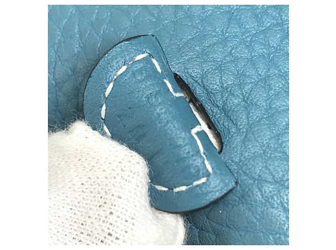 Hermès Pochette/Sacchetto a tracolla Hermes Evelyn TPM 16 in blu - vista 13