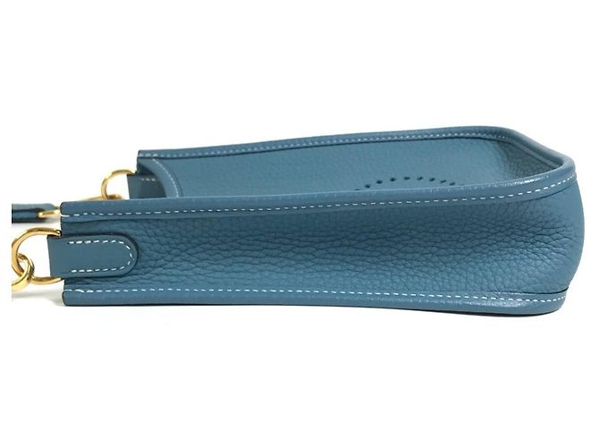 Hermès Pochette/Sacchetto a tracolla Hermes Evelyn TPM 16 in blu - vista 3