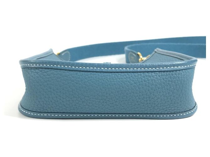 Hermès Pochette/Sacchetto a tracolla Hermes Evelyn TPM 16 in blu - vista 5