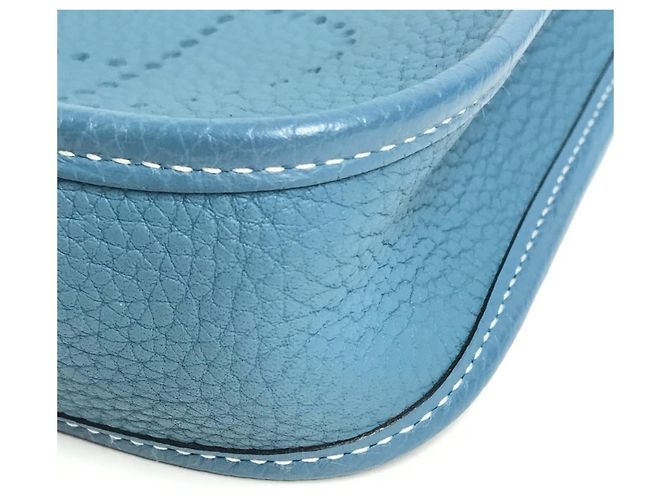 Hermès Pochette/Sacchetto a tracolla Hermes Evelyn TPM 16 in blu - vista 6
