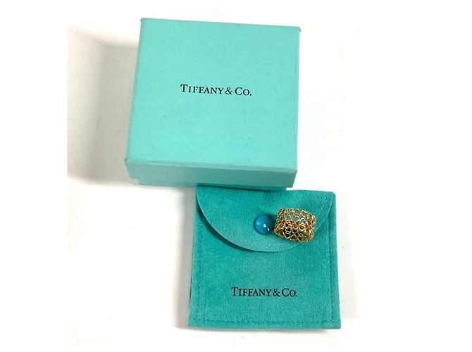 Anel Triplo Coração Coroa de Corações em Ouro 18K Tiffany & Co. Prata Dourado - vista 7