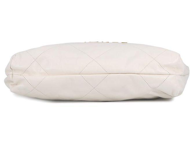 Chanel 22 Matelassé Piccola Borsa Bianco - vista 3