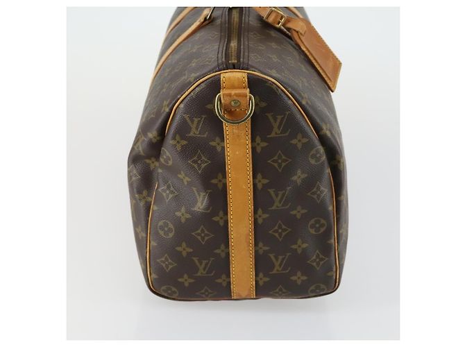 Louis Vuitton Keepall Bandouliere Monogram Canvas 45 Marrone - vista 4