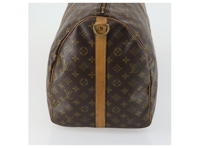 Louis Vuitton Keepall Bandouliere Monogram Canvas 60 Marrone - vista 3
